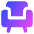 Chair 2 Icon from Core Gradient Set