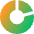 Donut Graph Icon from Core Gradient Set