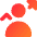 Graph Arrow User Increase Icon from Core Gradient Set