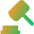 Justice Hammer Icon from Core Gradient Set