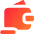 Wallet Remove Subtract Icon from Core Gradient Set