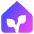 Green House Icon from Core Gradient Set