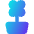 Potted Flower Icon from Core Gradient Set