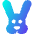 Rabbit Icon from Core Gradient Set