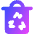 Recycle Bin Icon from Core Gradient Set