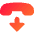 Hang Up 2 Icon from Core Gradient Set