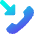 Incoming Call Icon from Core Gradient Set