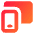 Phone Telephone Project Screen Icon from Core Gradient Set