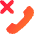 Reject Call Icon from Core Gradient Set