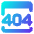 Browser Error 404 Icon from Core Gradient Set