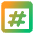 Browser Hash Icon from Core Gradient Set