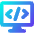 Code Monitor 1 Icon from Core Gradient Set
