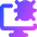Bug Virus Monitor Icon from Core Gradient Set