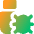 Bug Virus Usb Icon from Core Gradient Set