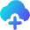 Cloud Add Icon from Core Gradient Set