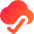 Cloud Check Icon from Core Gradient Set