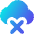 Cloud Delete Icon from Core Gradient Set