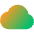 Cloud Icon from Core Gradient Set