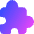 Module Puzzle 2 Icon from Core Gradient Set
