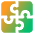 Module Puzzle 3 Icon from Core Gradient Set