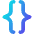 Curly Brackets Icon from Core Gradient Set