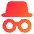 Incognito Mode Icon from Core Gradient Set