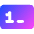 Number Field Icon from Core Gradient Set