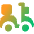 Transfer Motorcycle Icon from Core Gradient Set