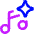 Ai Generate Music Spark Icon from Core Neon - Free Set