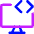 Desktop Code Icon from Core Neon - Free Set