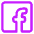 Facebook Logo 1 Icon from Core Neon - Free Set