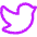 Twitter Logo Icon from Core Neon - Free Set
