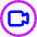 Webcam Video Circle Icon from Core Neon - Free Set