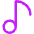 Music Note 1 Icon from Core Neon - Free Set