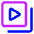 Play List 8 Icon from Core Neon - Free Set