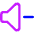 Volume Down Icon from Core Neon - Free Set