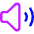 Volume Level High Icon from Core Neon - Free Set