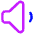 Volume Level Low Icon from Core Neon - Free Set