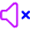 Volume Mute Icon from Core Neon - Free Set