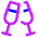 Champagne Party Alcohol Icon from Core Neon - Free Set