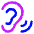 Ear Hearing Icon from Core Neon - Free Set