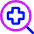 Medical Search Diagnosis Icon from Core Neon - Free Set