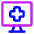 Online Medical Service Monitor Icon from Core Neon - Free Set