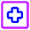 Sign Cross Square Icon from Core Neon - Free Set