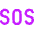 Sos Help Emergency Sign Icon from Core Neon - Free Set