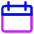 Blank Calendar Icon from Core Neon - Free Set