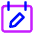 Calendar Edit Icon from Core Neon - Free Set