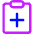 Clipboard Add Icon from Core Neon - Free Set