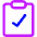 Clipboard Check Icon from Core Neon - Free Set