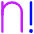 Factorial Icon from Core Neon - Free Set